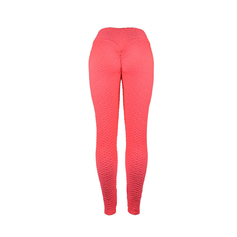 High-waisted yoga pants with a slim fit, designed to lift the buttocks, a lightweight, breathable fabric with a floral pattern