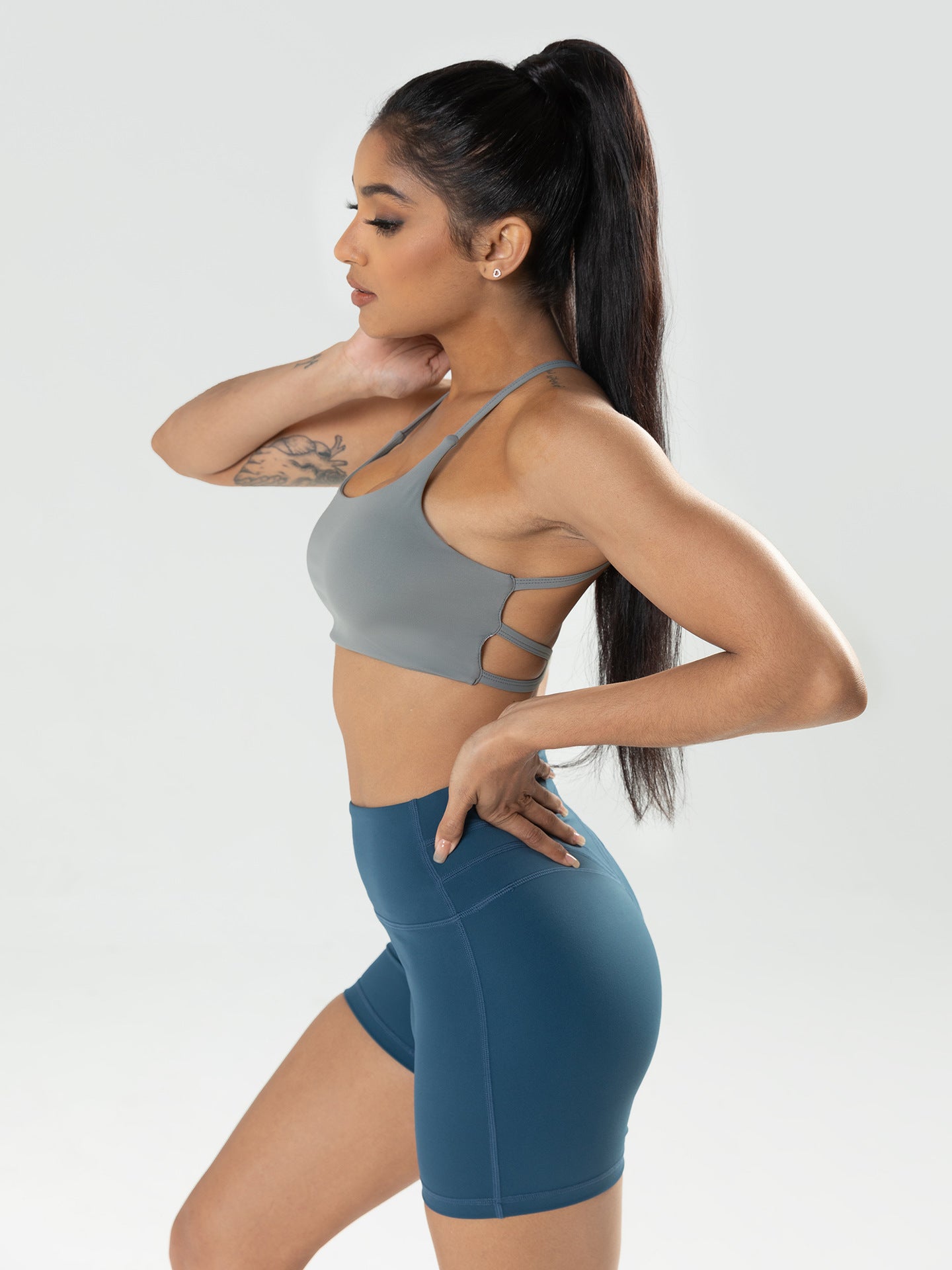 Yoga Underwear Outerwear Shock-Absorbing Sports Vest for Women with a Beautiful Back and Nylon Straps