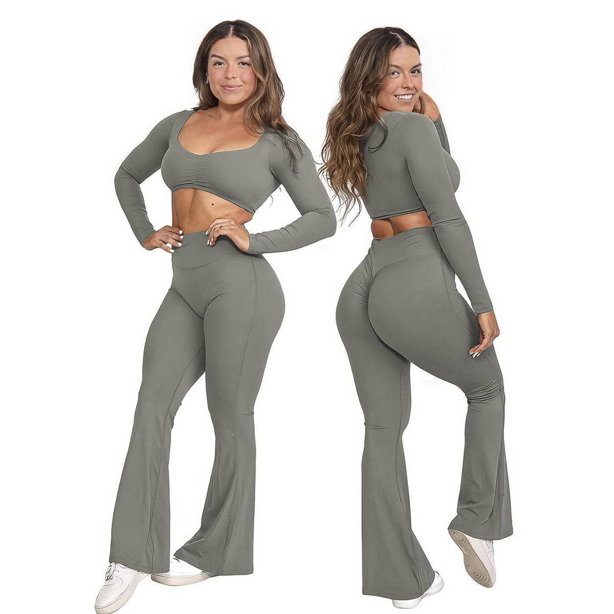 Casual Outdoor Fitness Yoga Clothing High-Waisted Butt-Lifting Training Clothing Yoga Pants for Women