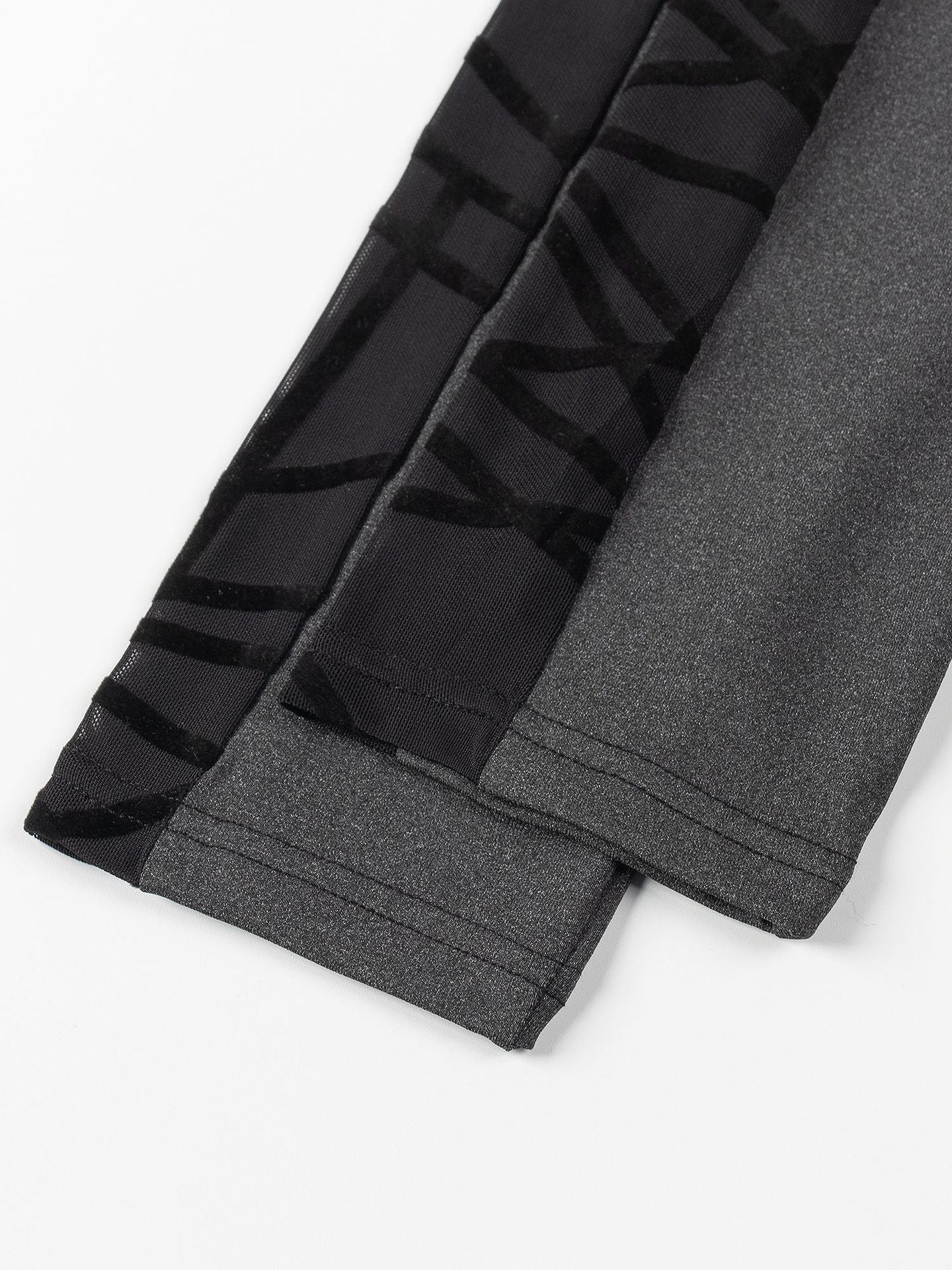 Yoga Pants, Leggings, Plus Size Mesh-Panel Yoga Clothing, Butt-Lifting and Tummy-Tucking Long Pants, Sports and Fitness Running Pants