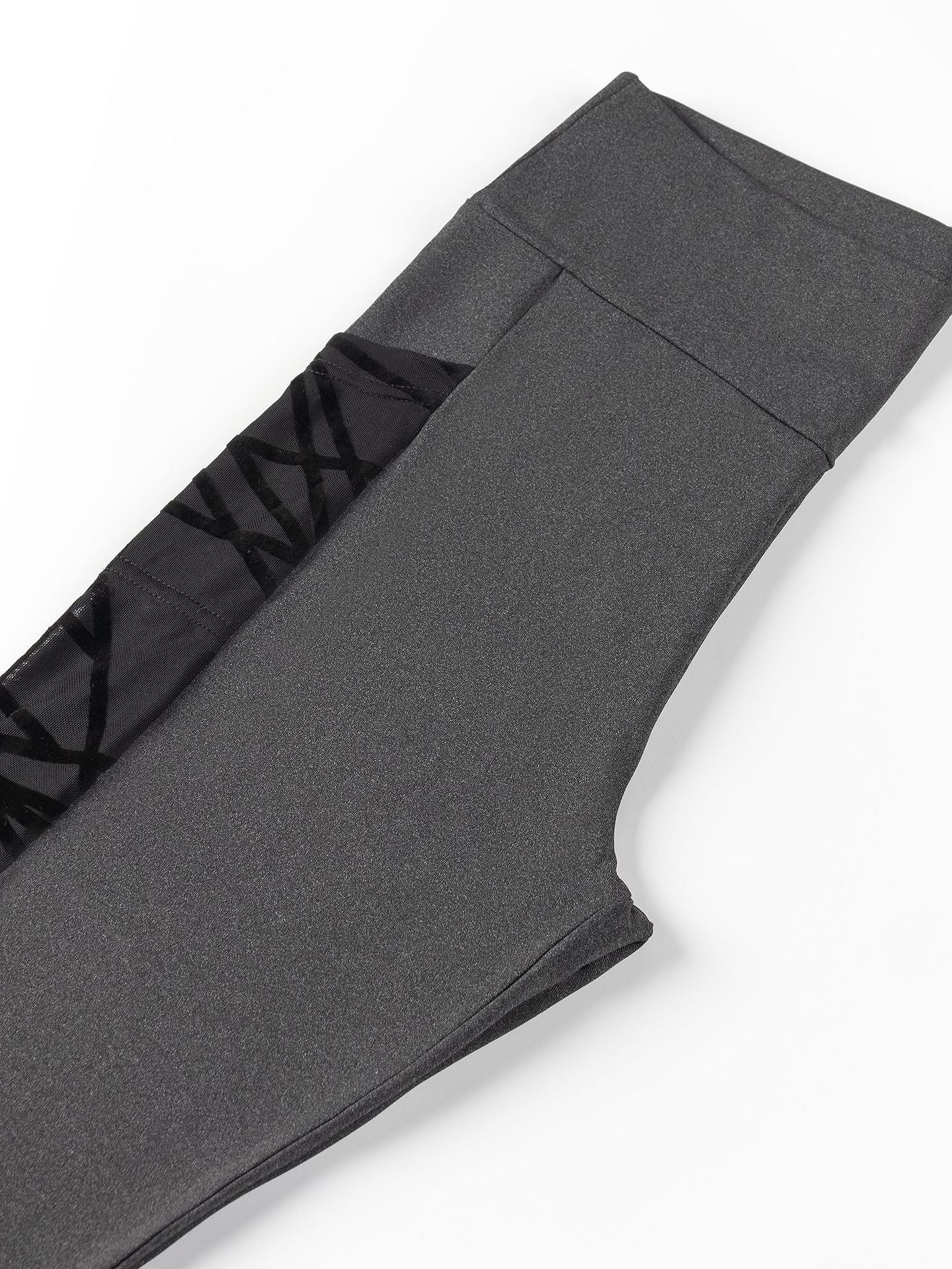 Yoga Pants, Leggings, Plus Size Mesh-Panel Yoga Clothing, Butt-Lifting and Tummy-Tucking Long Pants, Sports and Fitness Running Pants