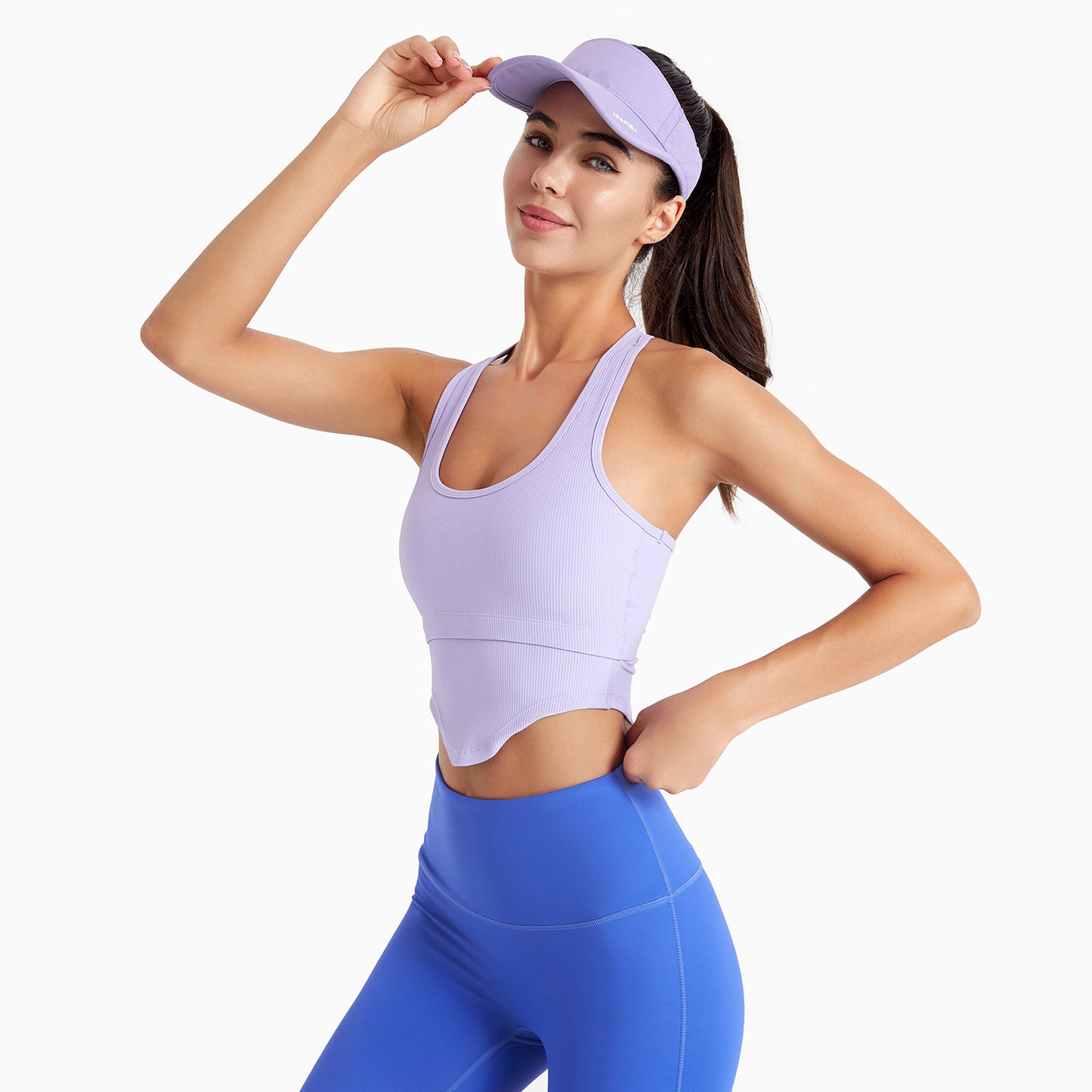 Sports Tank Top Yoga Fitness Wear for Women with High-Elasticity Back Support, Slim-Fit Outerwear with Built-in Bra Pads