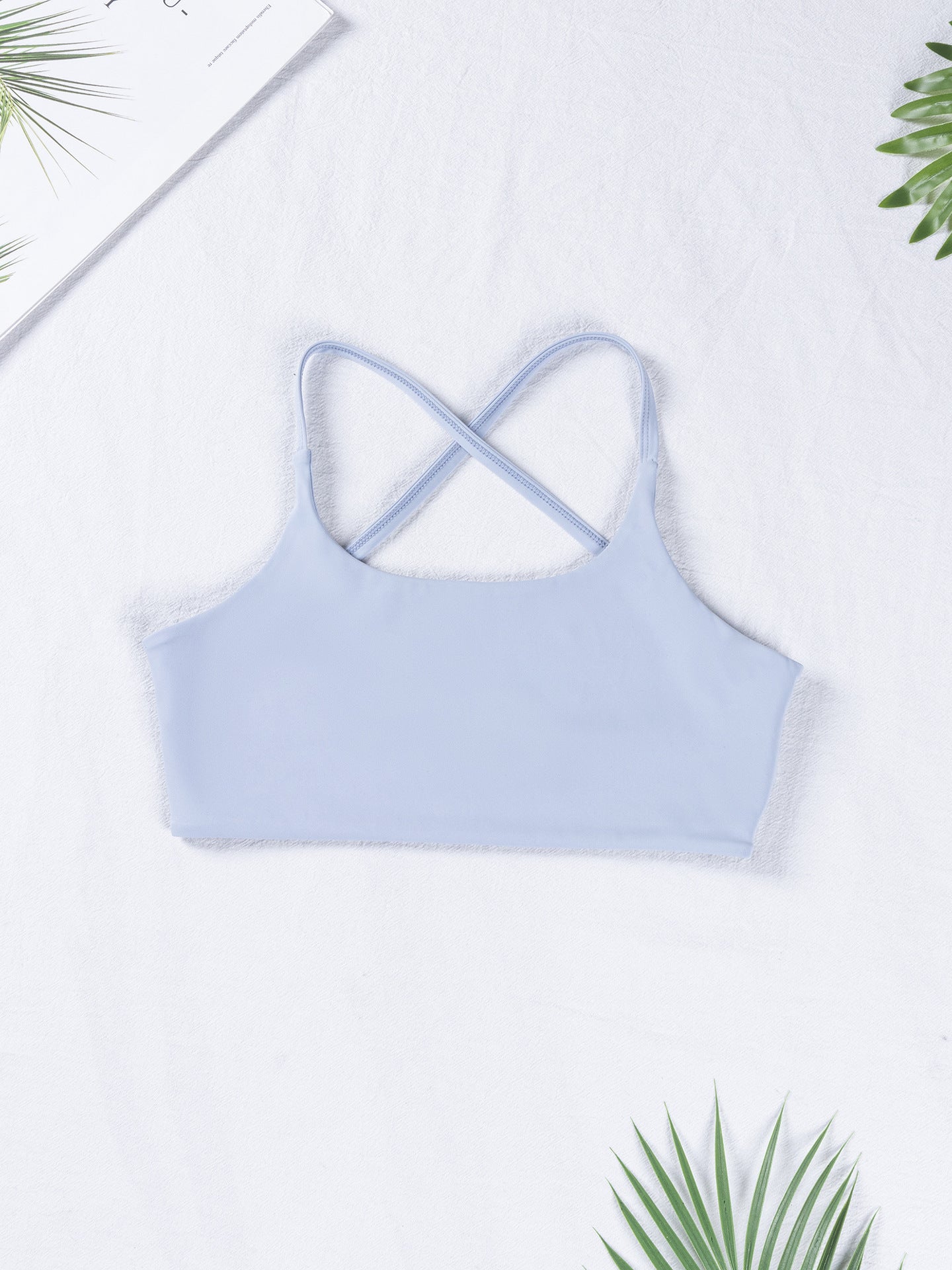 Yoga Underwear Outerwear Shock-Absorbing Sports Vest for Women with a Beautiful Back and Nylon Straps