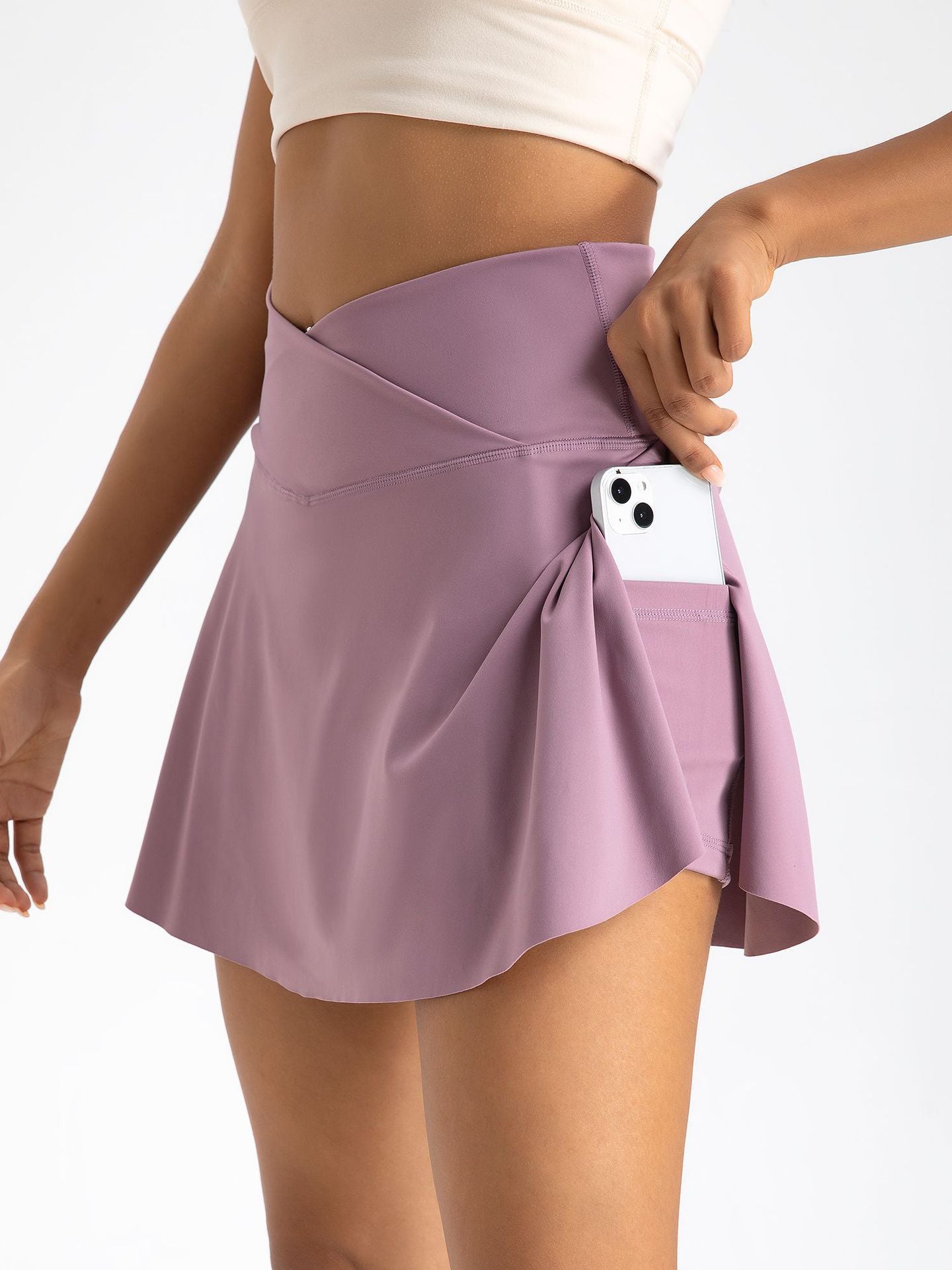Sports Skirt, Yoga Shorts, Skirt Pants, Tennis Skirt, Fitness Clothing, Running, Outdoor High-Waisted Yoga Wear for Women