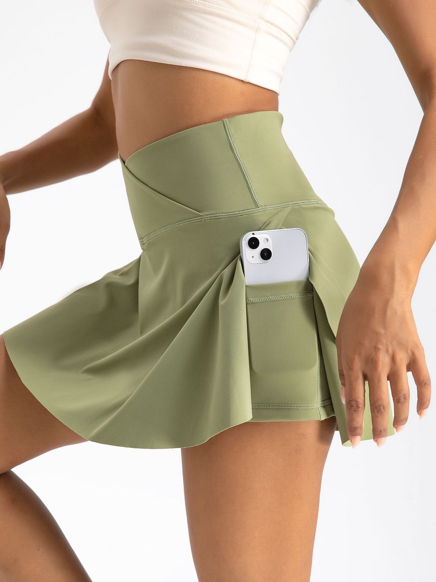 Sports Skirt, Yoga Shorts, Skirt Pants, Tennis Skirt, Fitness Clothing, Running, Outdoor High-Waisted Yoga Wear for Women