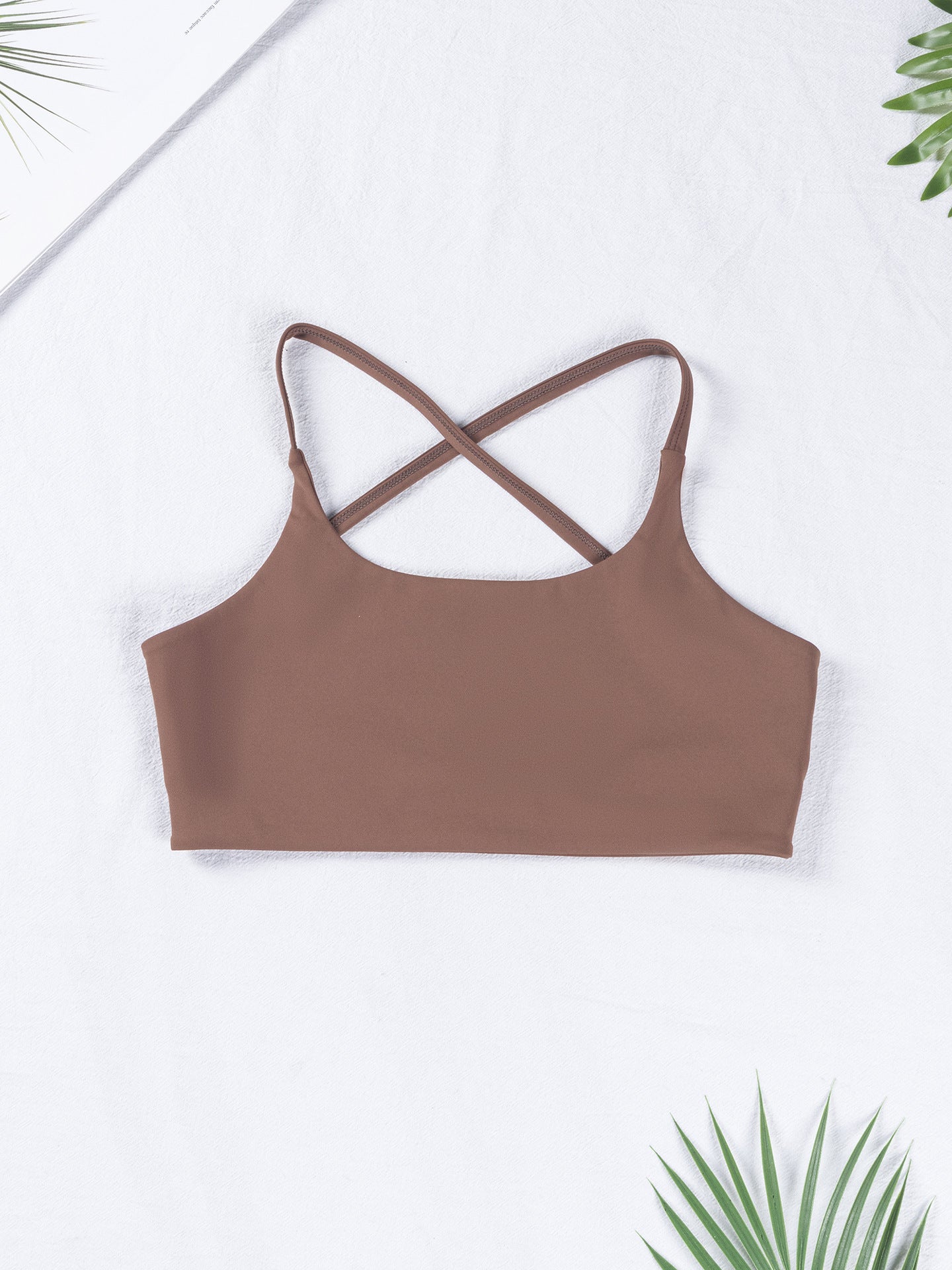 Yoga Underwear Outerwear Shock-Absorbing Sports Vest for Women with a Beautiful Back and Nylon Straps
