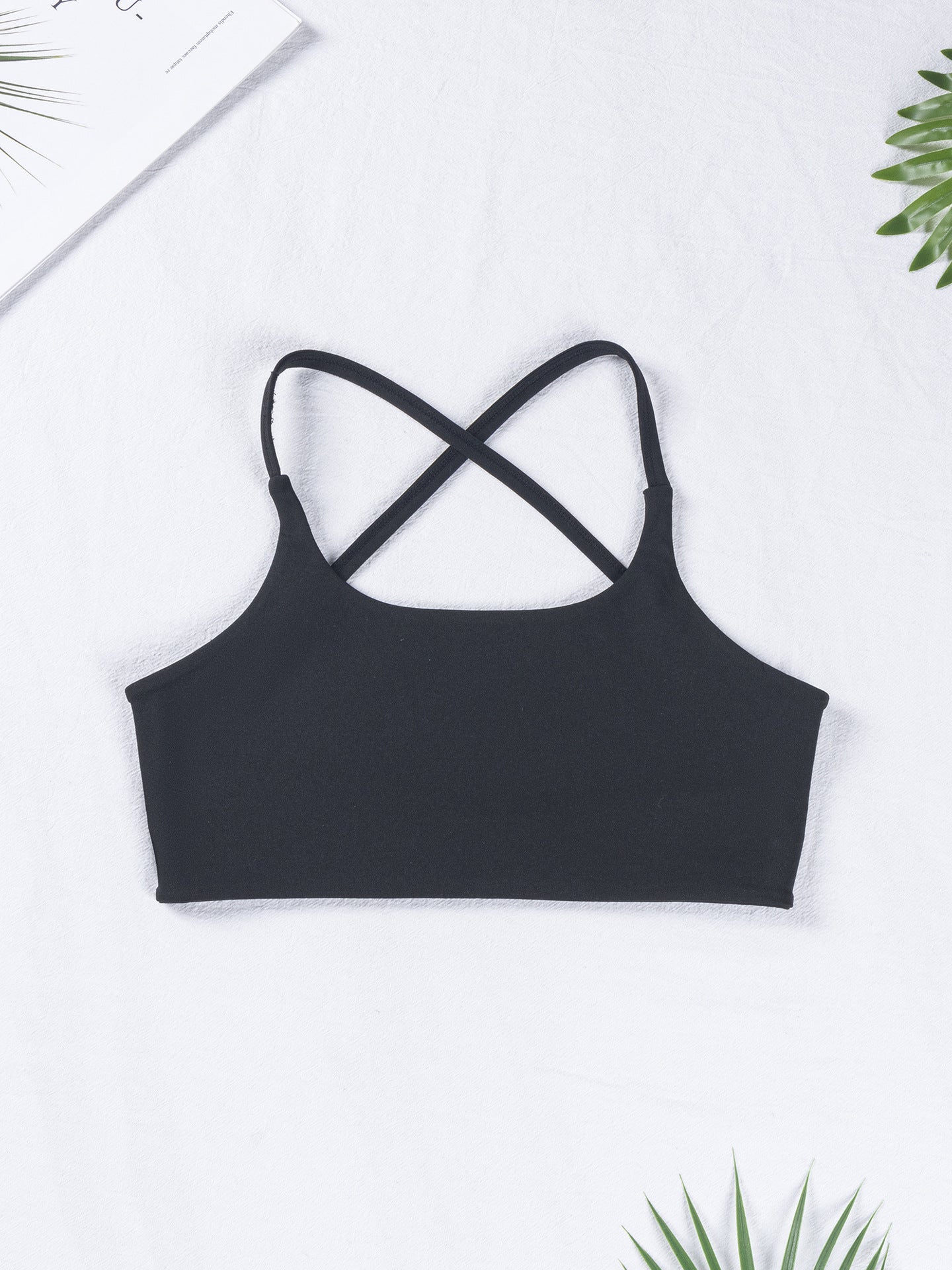 Yoga Underwear Outerwear Shock-Absorbing Sports Vest for Women with a Beautiful Back and Nylon Straps